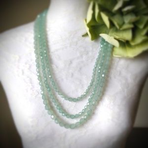Charlotte Russe Mint Layered Necklace
